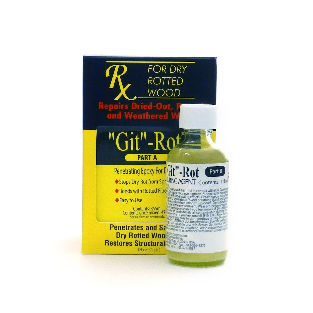 Life Indust. Git-Rot 16 Fl.Oz. Kit – Marine Boat Replacement Part