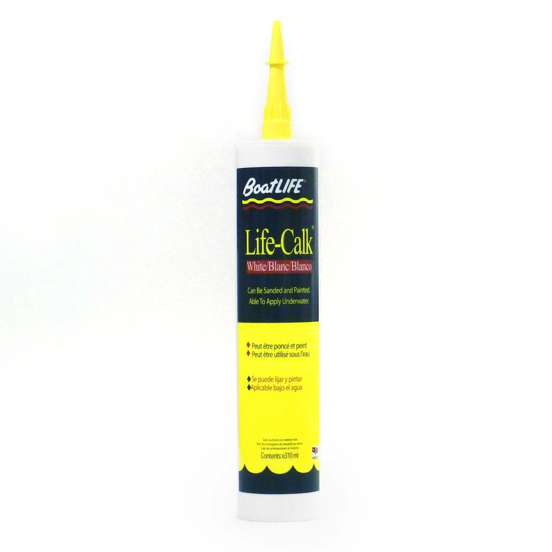 Life Indust. Life Calk 10.6 Fl. Oz. Cart. White – Marine Boat Replacement Part