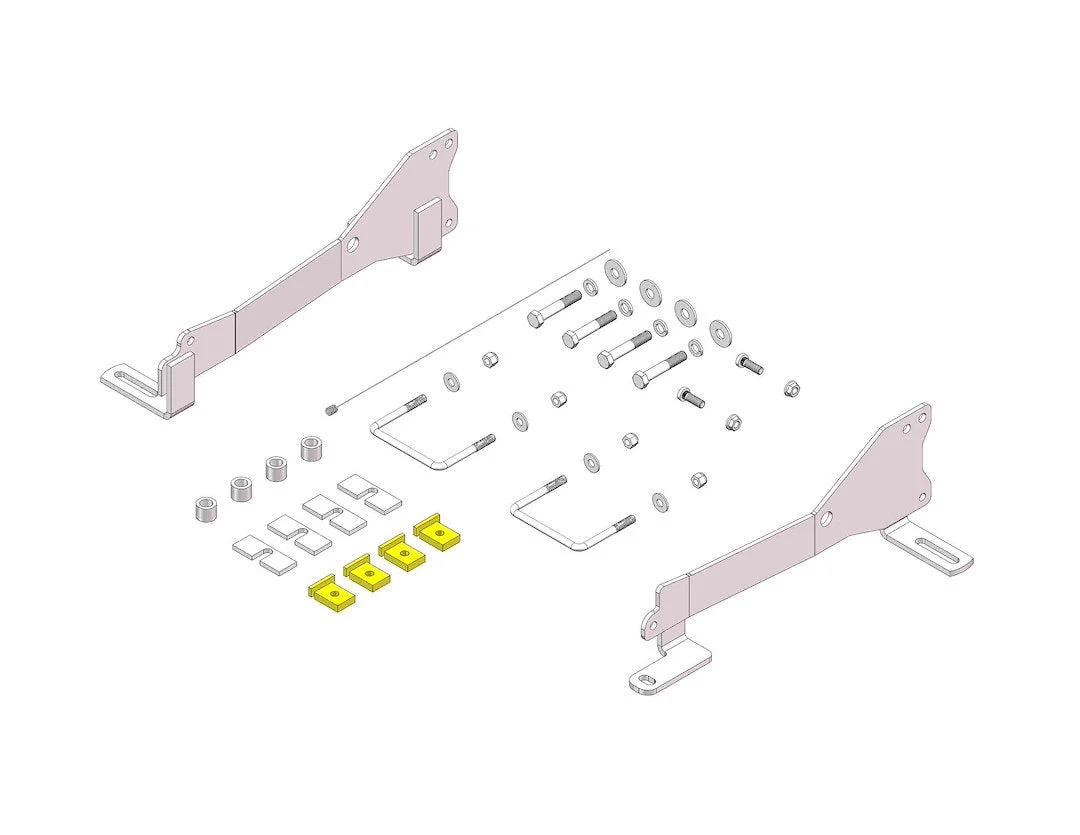 Husky Towing Custom Bracket Kit Chevy 1500 – Marine Boat Replacement Part