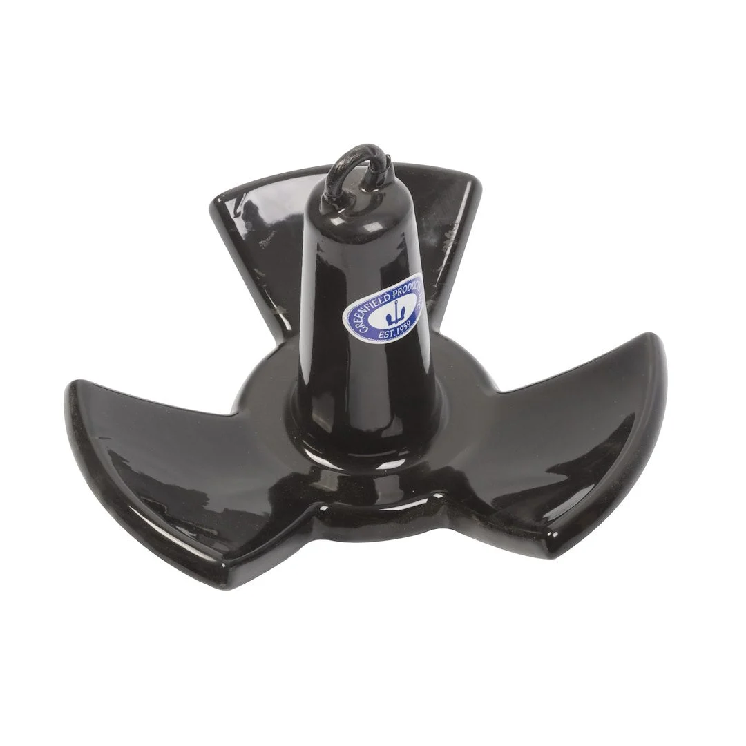 Greenfield River Anchor 30Lb Black – Marine Boat Replacement Part