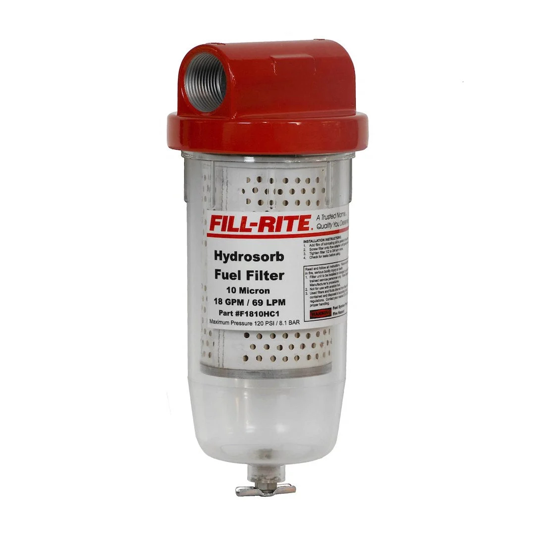 Fill Rite Clear Bowl Filter W/Drain – Boat Pump & Plumbing Part