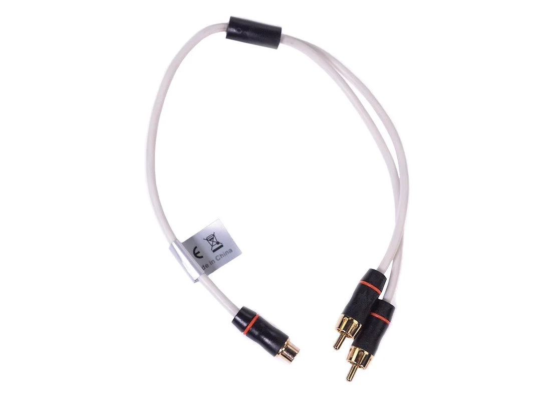Fusion Elec Rca Splitter 1 Female To 2 Male – Marine Electrical Replacement Part