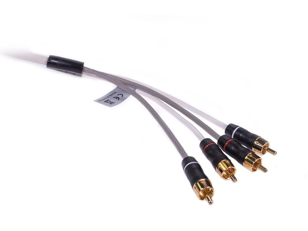 Fusion Elec Shielded Rca Cable 12Ft 4 Way – Marine Electrical Replacement Part