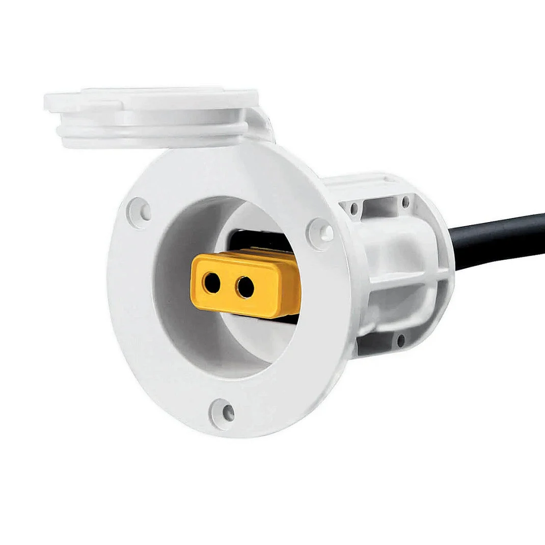 FLUSH MOUNT POWER PORT (WHITE)