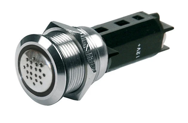 Bep Buzzer & Warn Lgt Red S/S Dc12V – Marine Electrical Replacement Part