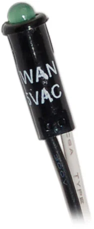 Blue Sea LED 120Vac Green 11/64In – Marine Electrical Replacement Part
