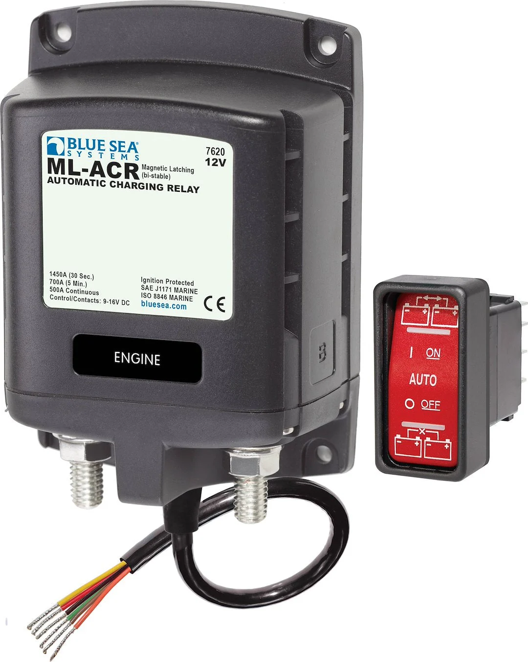 Blue Sea Solenoid Ml 500A 12V Acr – Marine Boat Replacement Part