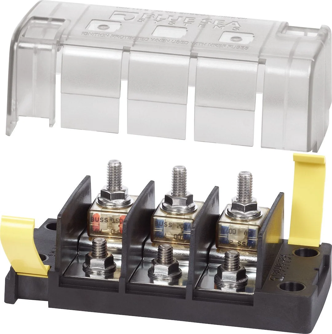 Blue Sea Fuse Block Mrbf 3Circ Independent – Marine Electrical Replacement Part