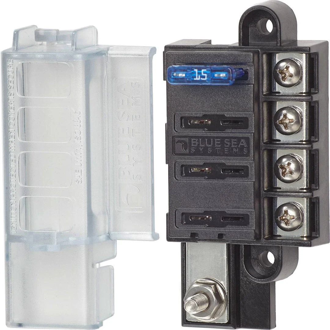Blue Sea Fuse Block Stblade Compac – Marine Electrical Replacement Part