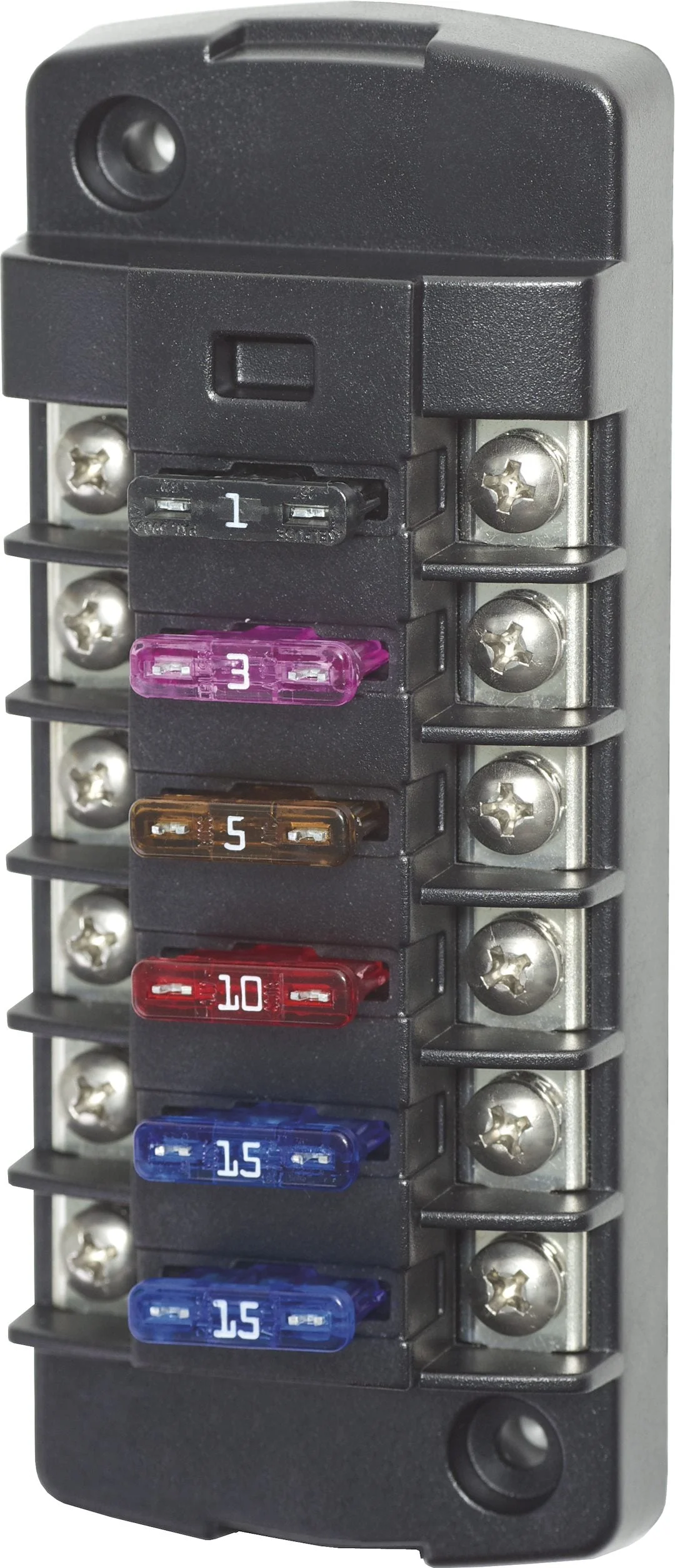 Blue Sea Fuse Block Stblade 6Circ Independen – Marine Electrical Replacement Part