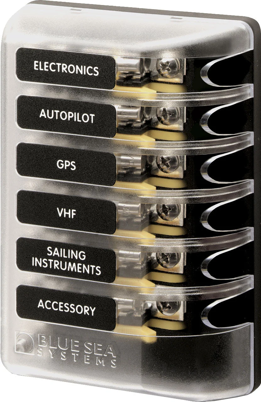 Blue Sea Fuse Block 3Ag 6Circuit – Marine Electrical Replacement Part