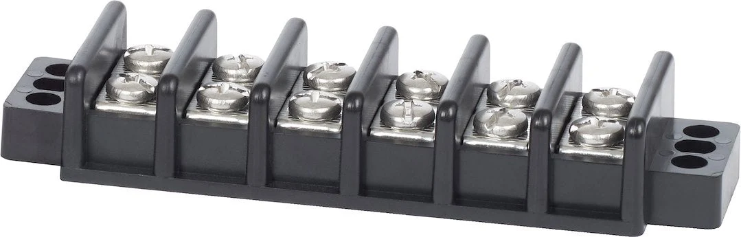 Blue Sea Terminal Block Ind 6Cir 30A – Marine Electrical Replacement Part