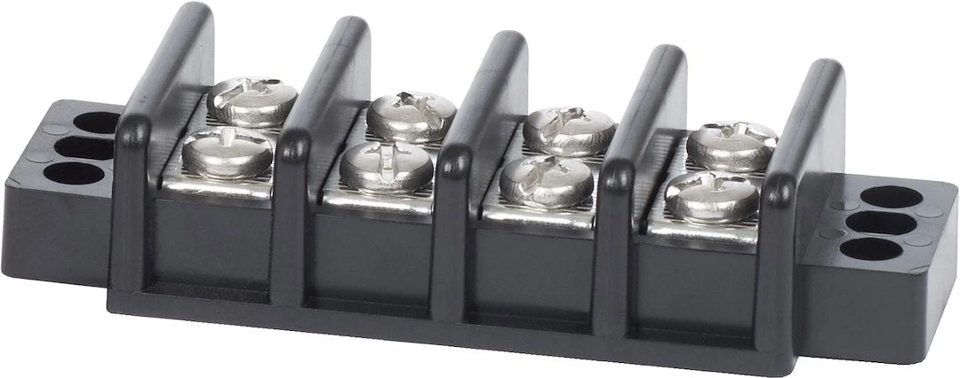 Blue Sea Terminal Block/Ind 4Circ – Marine Electrical Replacement Part