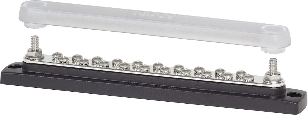 Blue Sea Busbar 20 Gang Common Bus W/Cvr – Marine Electrical Replacement Part