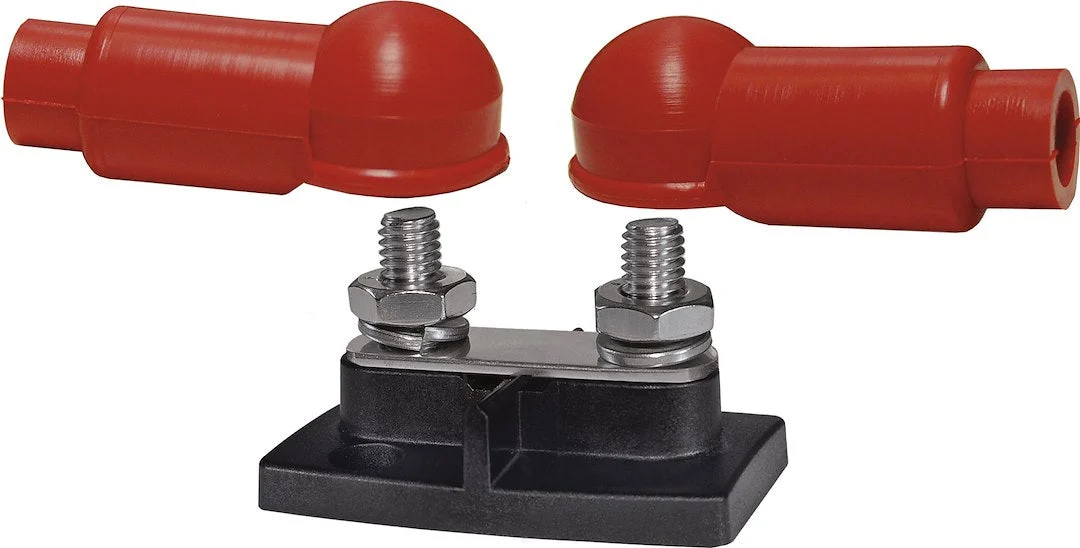 Blue Sea Busbar Dual Stud 3/8In W/Insulators – Marine Boat Replacement Part