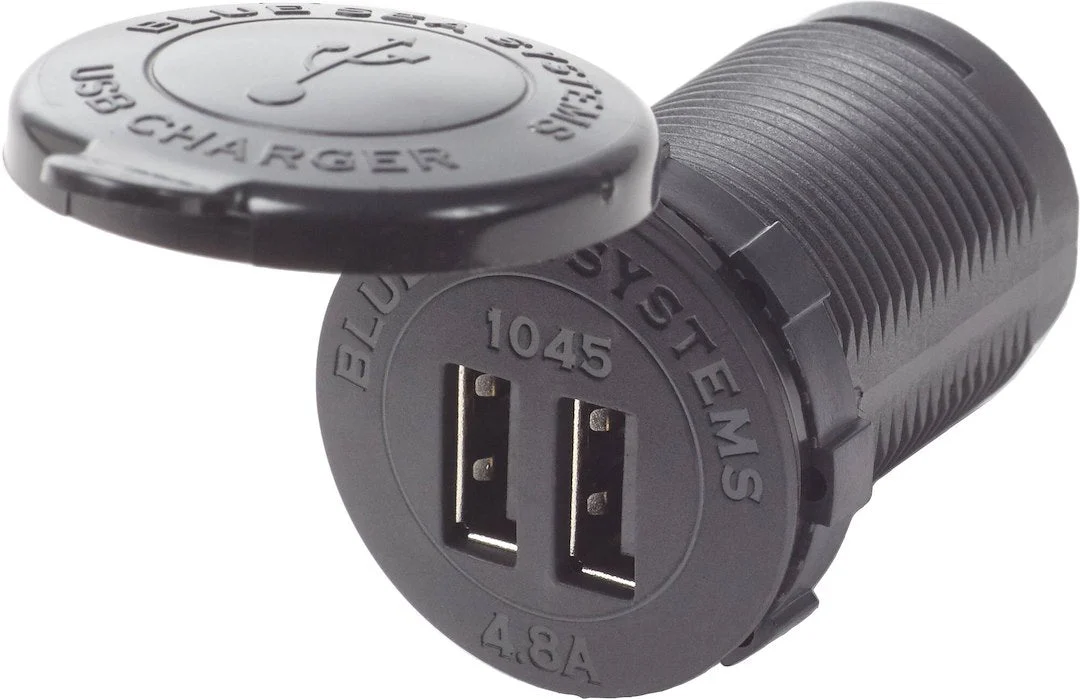 Blue Sea 12/24Vdc Socket Dual Usb – Marine Boat Replacement Part