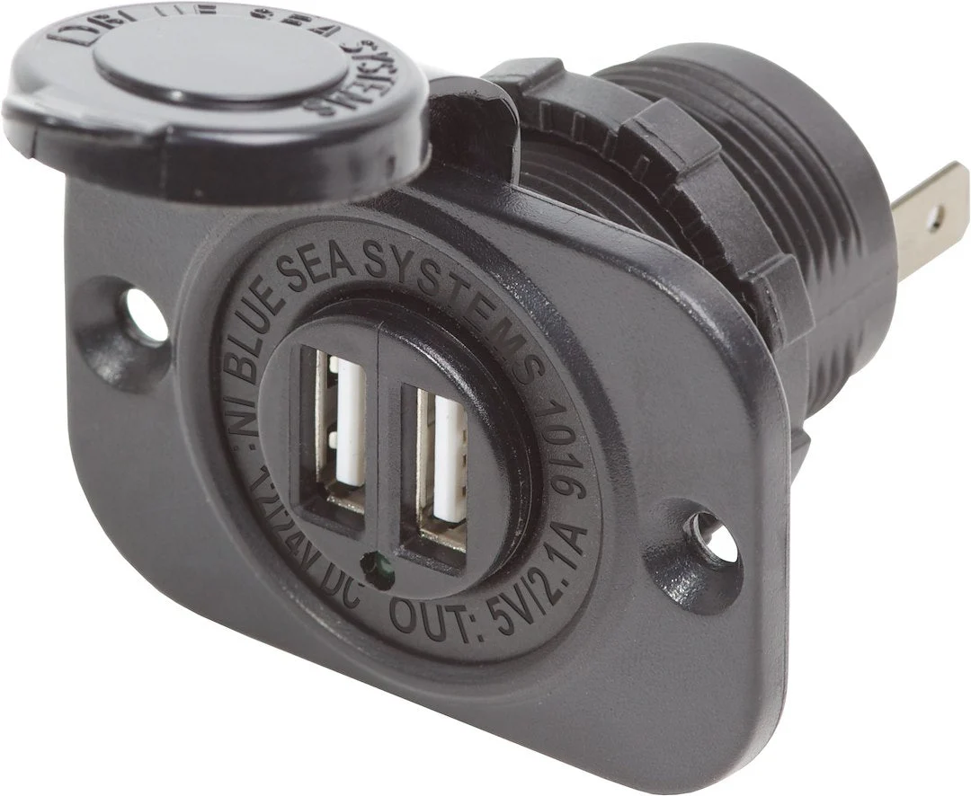 Blue Sea Dual Usb Charger Socket – Marine Boat Replacement Part