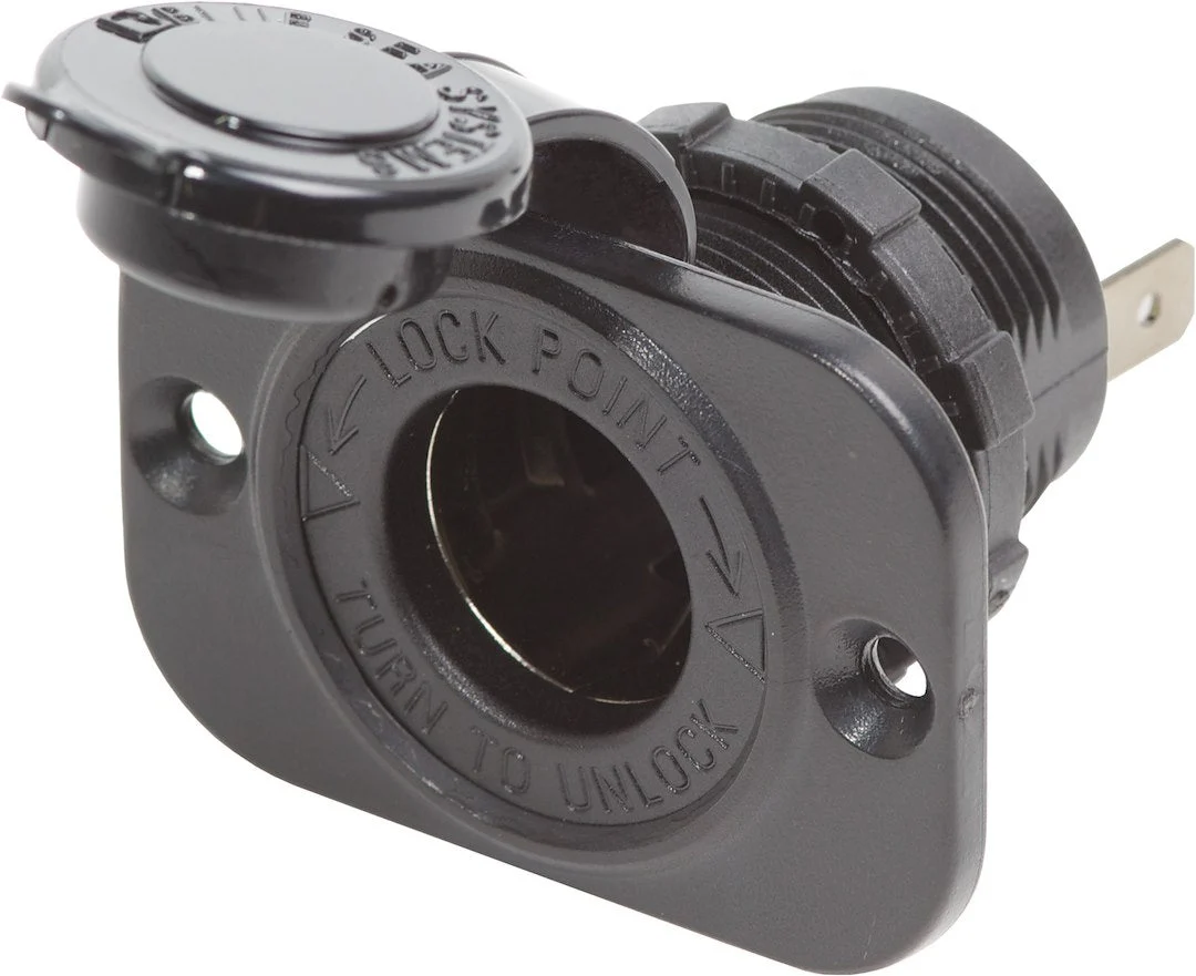 Blue Sea 12V Dc Dash Socket – Marine Boat Replacement Part