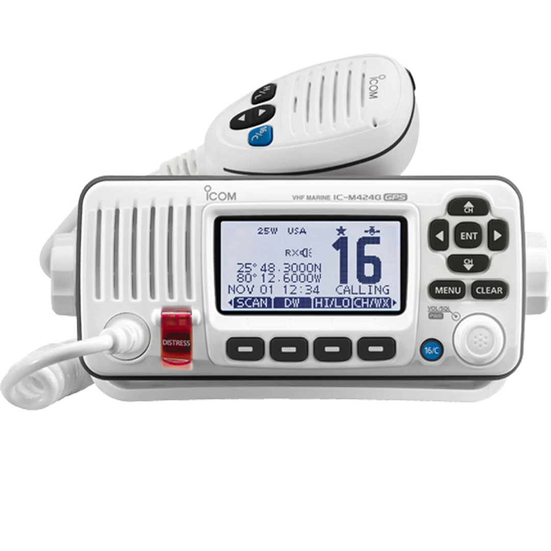VHF, Compact, w/Hailer & GPS, Black