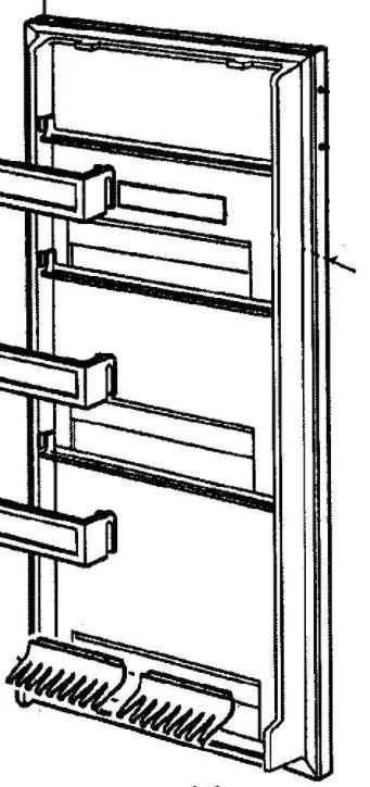 Dometic 2931590182 Refrigerator Door