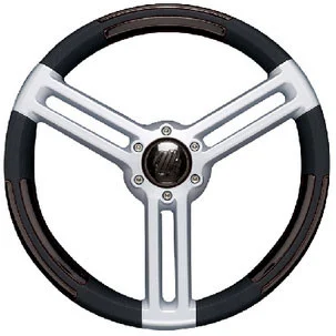 Uflex Steering Wheel Black Silver Doriabb