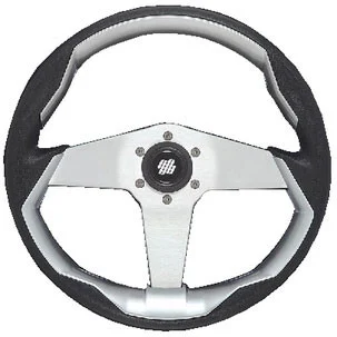 Uflex Steering Wheel-Black Grip Black Grimani B/S/Ve