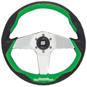 Uflex Steering Wheel-Purpl Grip Silver Grimani G/S