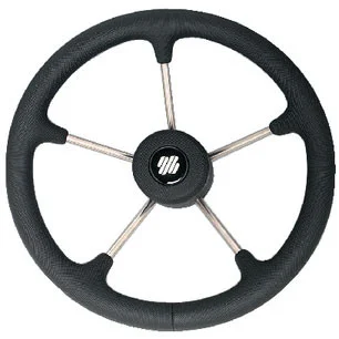 Uflex Steering Wheel-Black Poly 5-Spk V70B