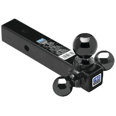 Fulton Products Tri-Ball Ball Mount 2 Sq Black 80425