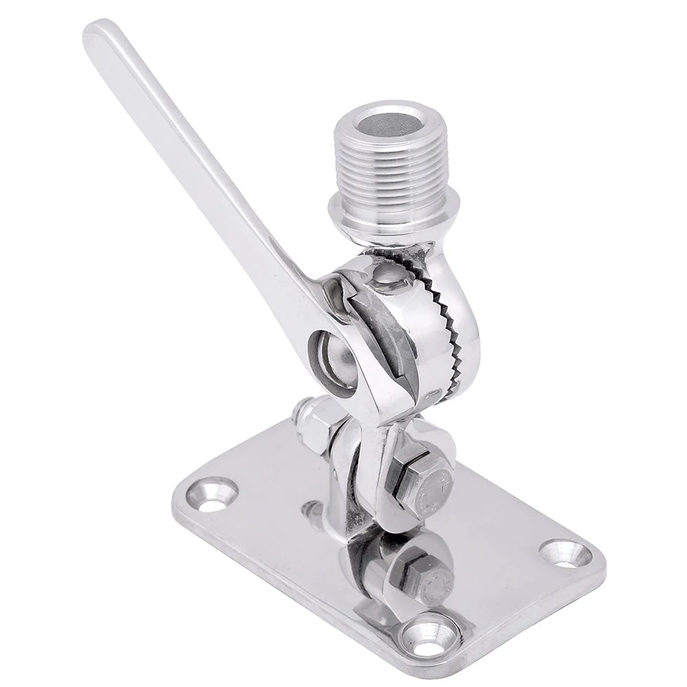 Whitecap Ratchet Antenna Mount - 316 Stainless Steel – Marine Electrical Replacement Part