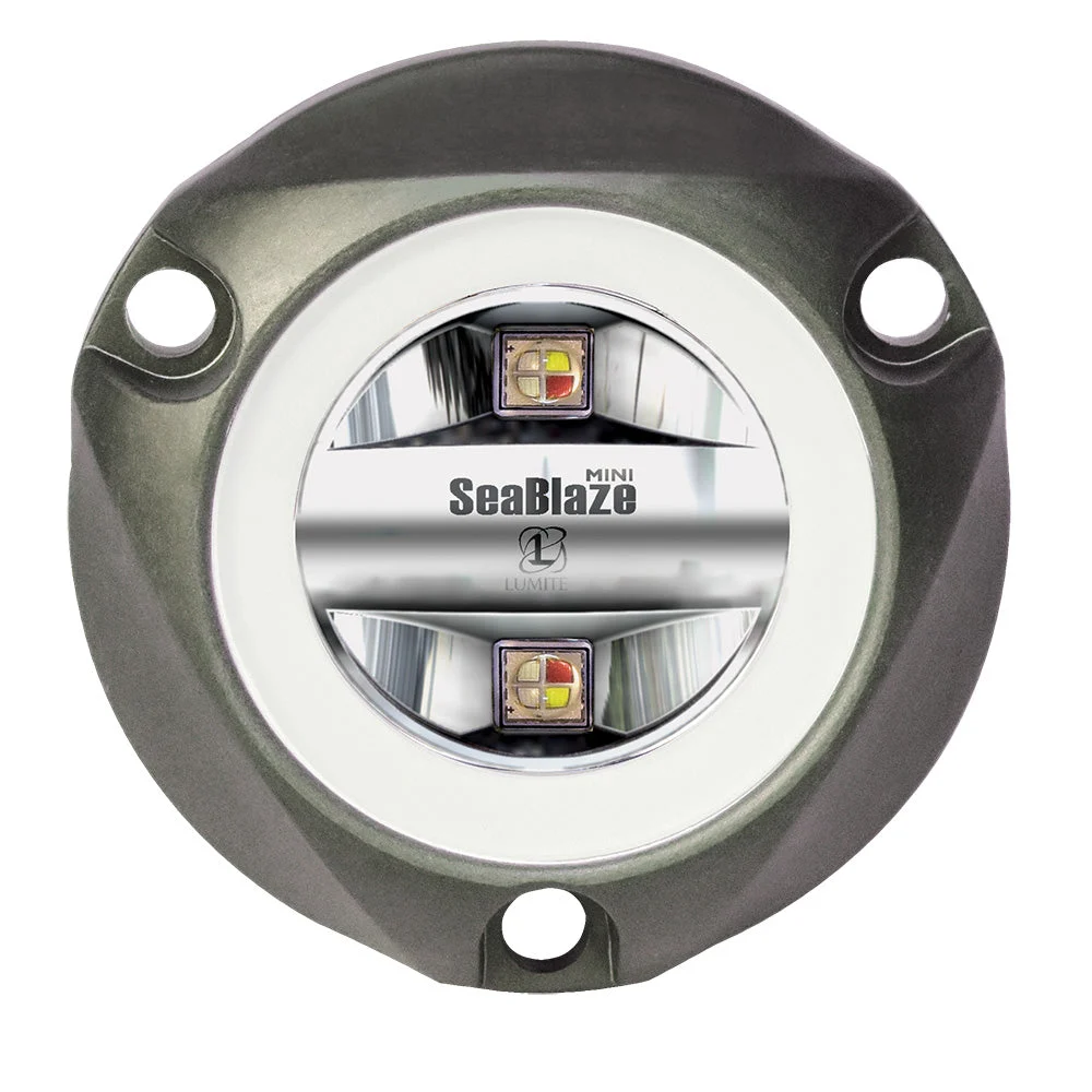 Lumitec SeaBlaze Mini Spectrum LED Underwater Light - PLI-Enabled – Marine Boat Replacement Part