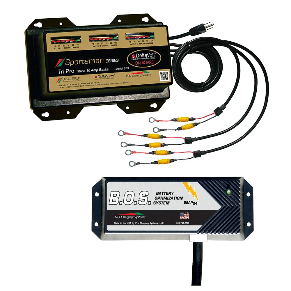 Dual Pro SS3 3 Bank Battery Charger w/3 Bank B.O.S. – Marine Electrical Replacement Part