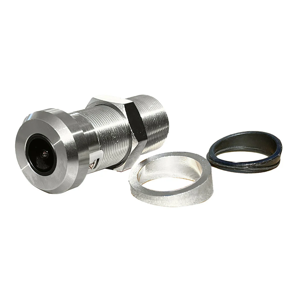 Iris Innovations Iris Mini Flush Mount Hi-Resolution Through-Hull Camera - CVBS, TVI, CVI, & AHD – Marine Boat Replacement Part