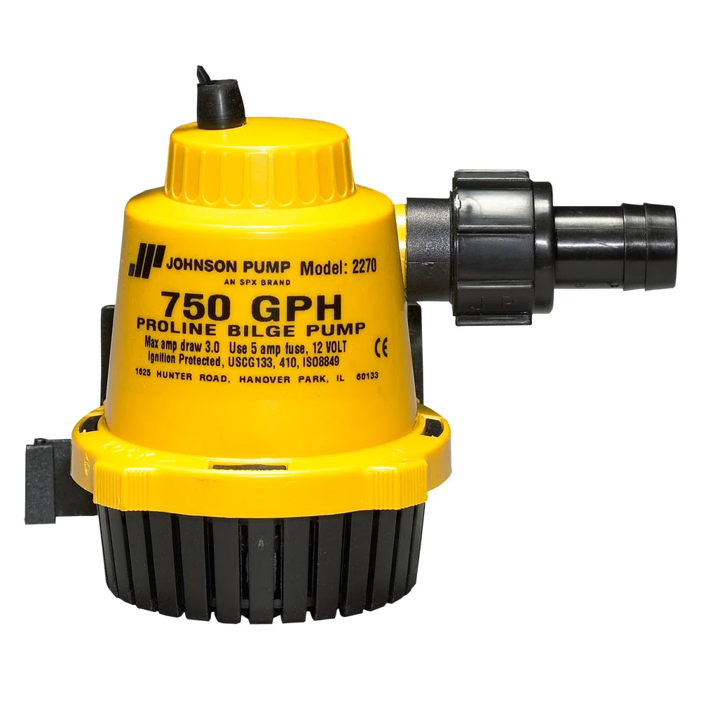 Johnson Pump Proline Bilge Pump - 750 GPH – Boat Pump & Plumbing Part
