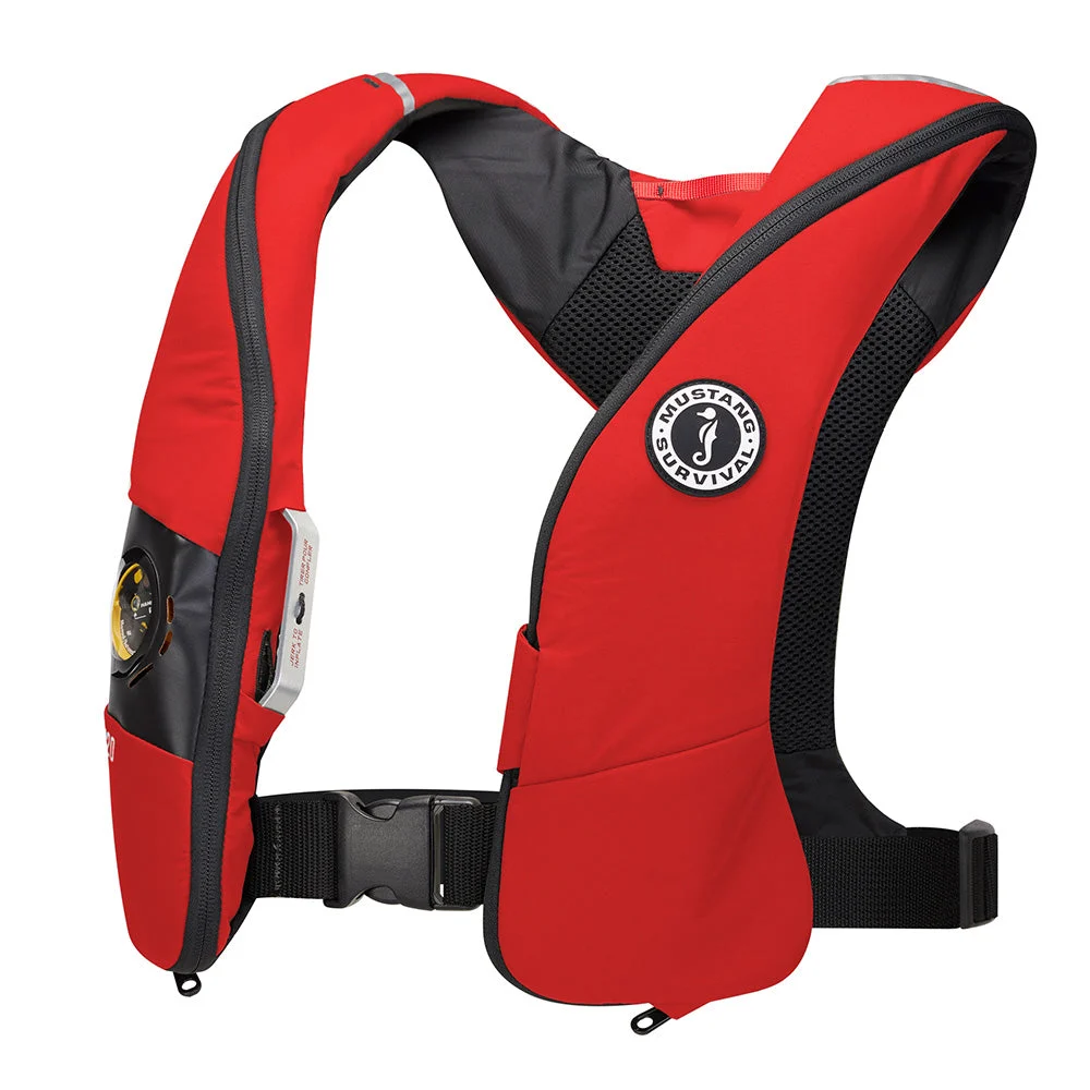 Mustang Survival Mustang Elite 120 Coastal Inflatable PFD - Red – Marine Electrical Replacement Part