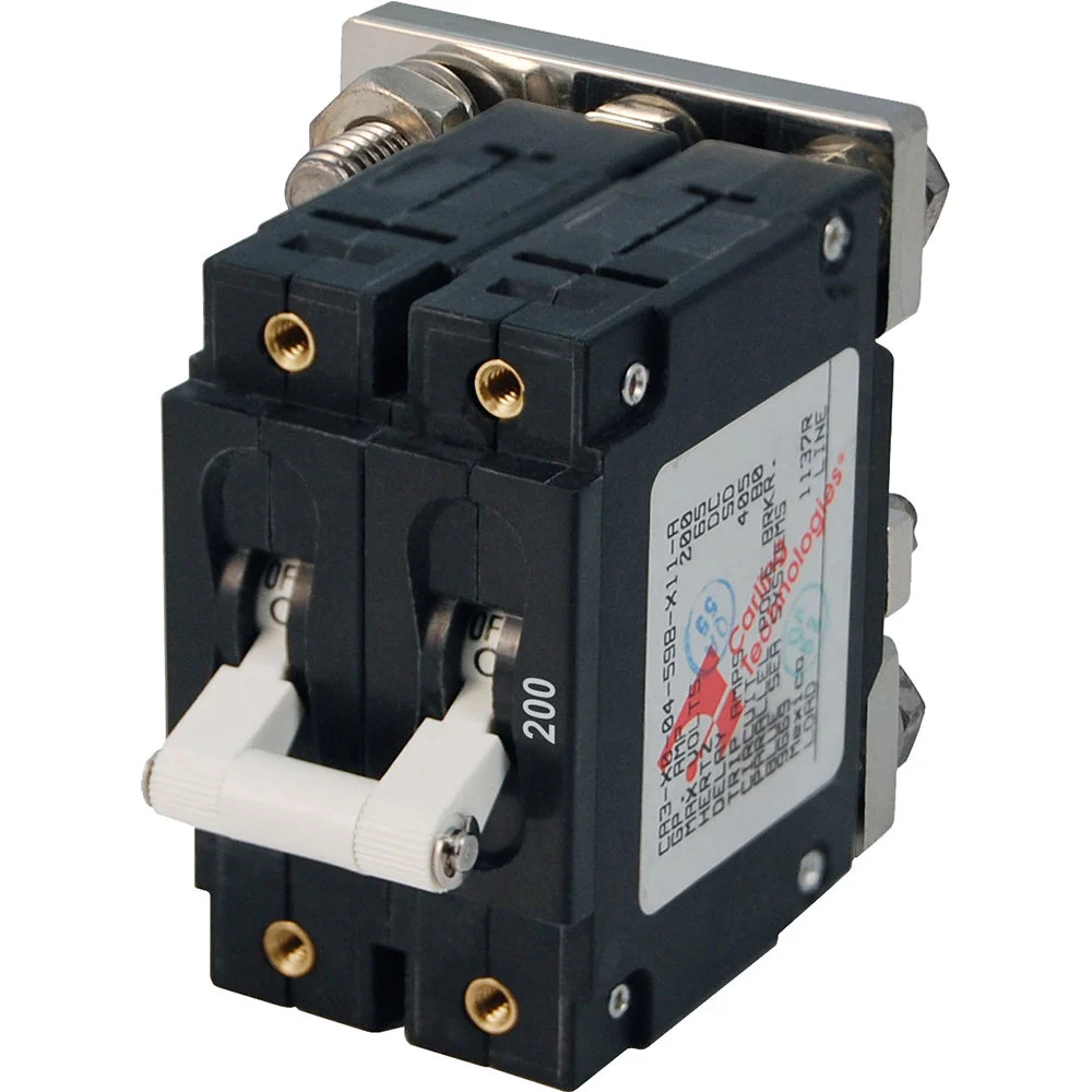 Blue Sea Systems 7269 200A Double Pole Circuit Breaker – Marine Electrical Replacement Part