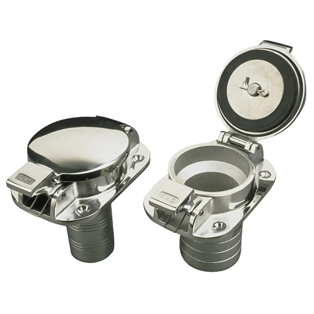 Sea-Dog Stainless Steel Flip Top Deck Fill - Gas - 1-1/2" Hose – Marine Electrical Replacement Part