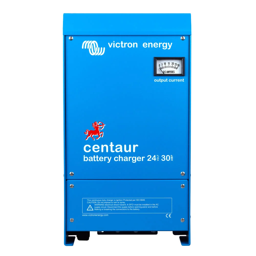 Victron Energy Centaur Charger - 24 VDC - 30AMP - 3-Bank - 120-240 VAC – Marine Electrical Replacement Part