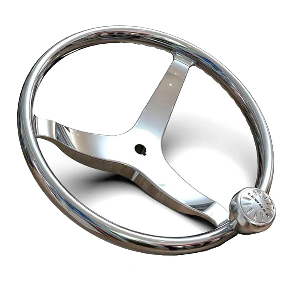Lewmar 3 Spoke 13.5" Steering Wheel w/Power-Grip Knob – Marine Boat Replacement Part