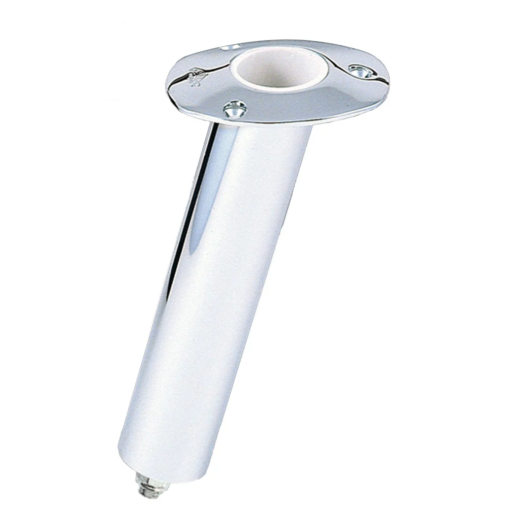 Lee's Tackle Lee's 15° Stainless Steel Swivel Base Flush Mount Rod Holder - Extra Long Tube 2.25" OD X 14.5" – Marine Boat Replacement Part