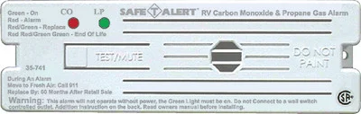 MTI Industries - Alarm-12v Surf Mnt Lp-co White - 35-741-WT