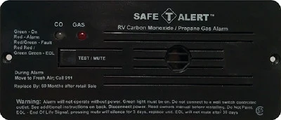 MTI Industries - Alarm-12v Flush Mnt Lp-co Blk - 35-742-BL