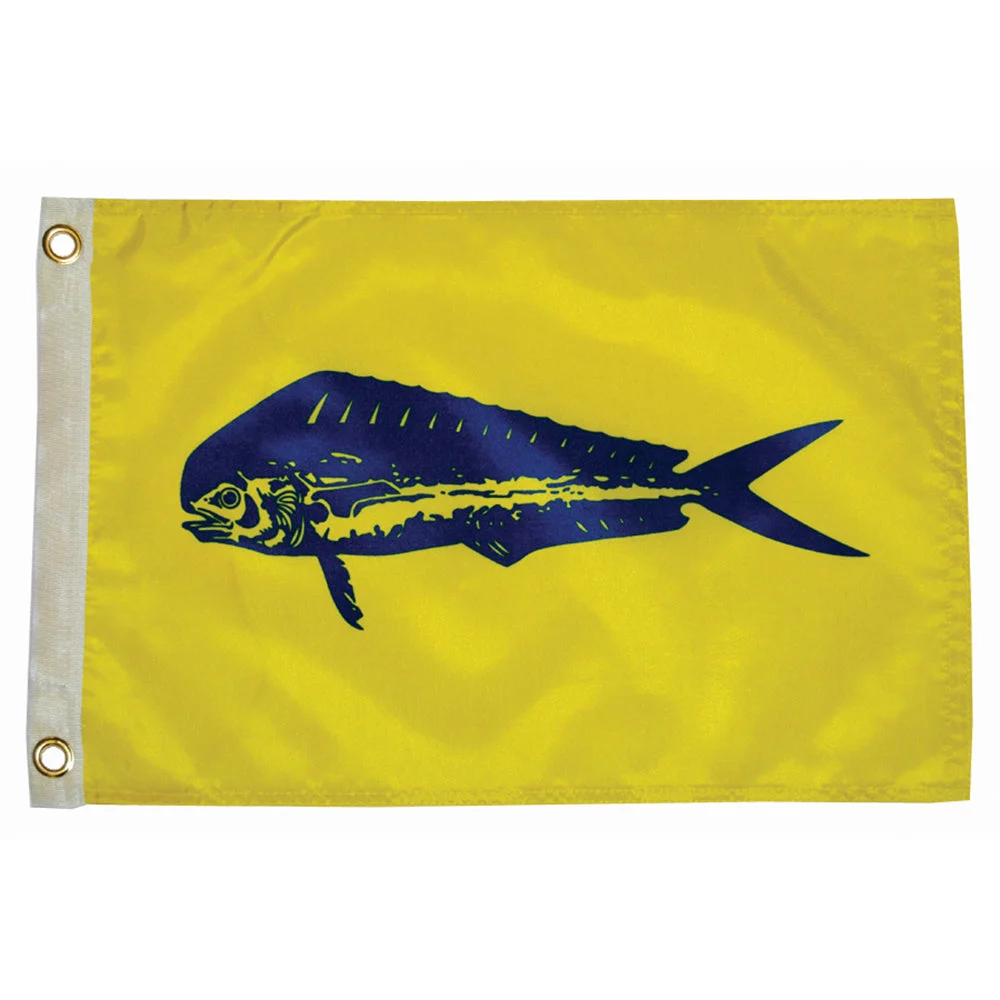 Taylor Made 12" x 18" Dolphin Flag – Marine Boat Replacement Part