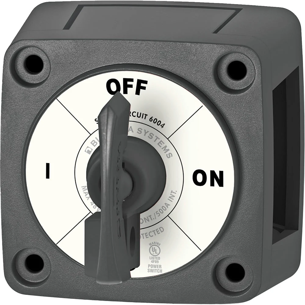 Blue Sea Systems Outboard 6004200 Single Circuit ON-OFF w/Locking Key - Black