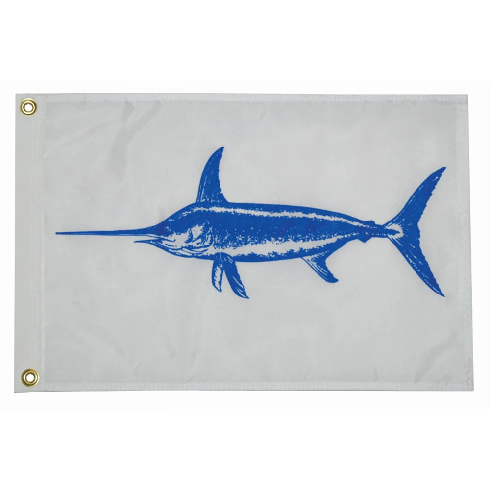 Taylor Made 12" x 18" Swordfish Flag – Marine Boat Replacement Part