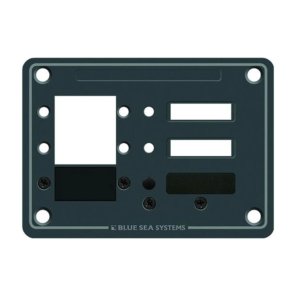Blue Sea Systems 8088 3 Position DC C-Series Panel - Blank – Marine Electrical Replacement Part