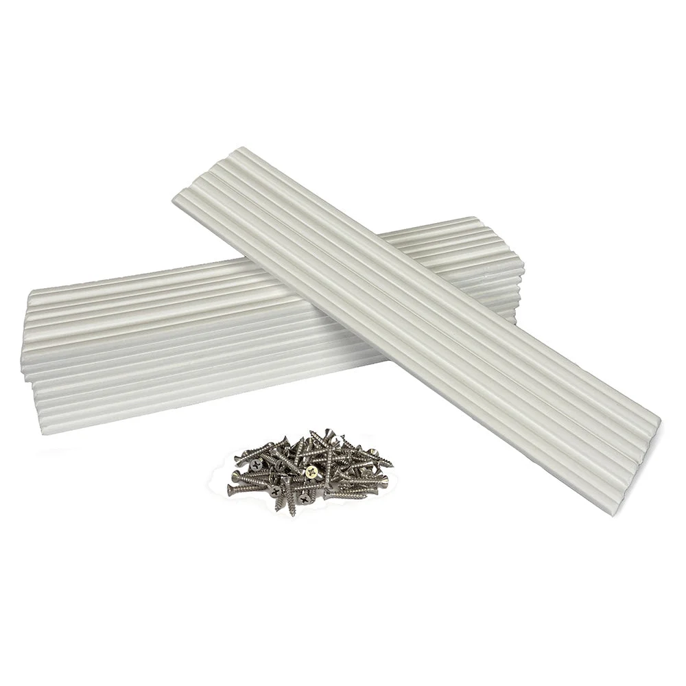 Caliber Marine Slides 3"x15" White *10-Pack