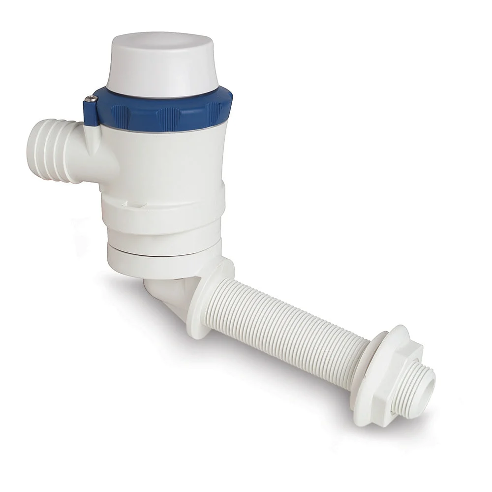 Shurflo by Pentair PIRANHA™ Angled Port Aerator 800 Livewell Pump - 12 VDC, 800 GPH – Marine Boat Replacement Part
