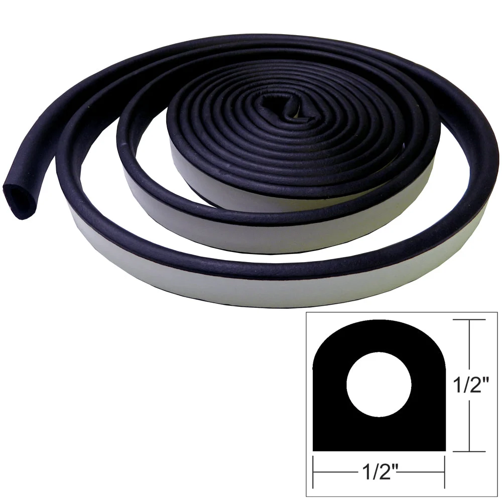 TACO Marine TACO Weather Seal - 10'L x ½"W x ½"H - Black
