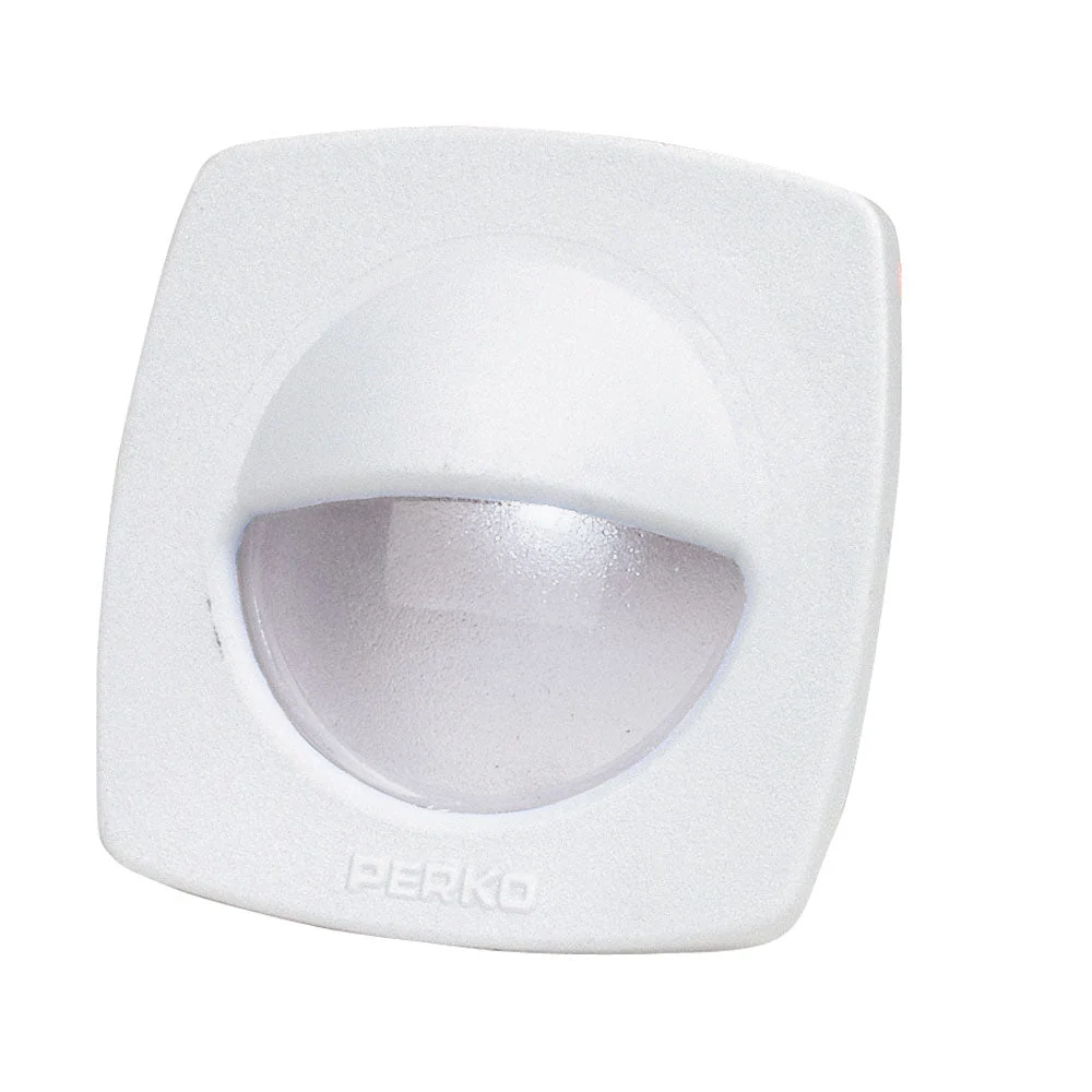 Perko LED Utility Light w/Snap-On Front Cover - White – Marine Electrical Replacement Part